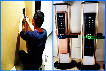 南海西樵开锁民用锁开锁-安装指纹锁